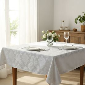 Toalha de Mesa 2,00M X2,00M Elegance Havan Casa - Branco
