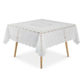 Toalha de Mesa Arabesco 1,60M X 1,60M Havan Casa - Branco