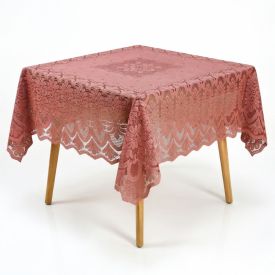 Toalha de Mesa Arabesco 1,60M X 1,60M Havan Casa - Rose