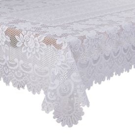 Toalha de Mesa Gardênia 1,50M X 2,70M Havan Casa - Branco