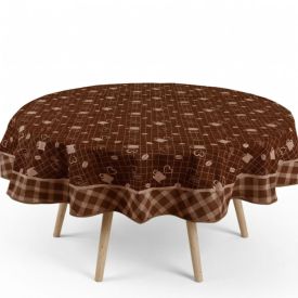 Toalha de Mesa Redonda Paris Lepper - Café Lepper
