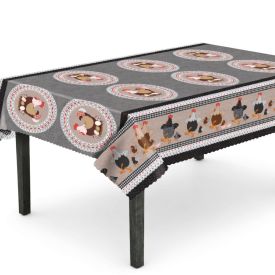Toalha de Mesa Térmica 1,38X2,10 m Salehtex - Happy Chicken