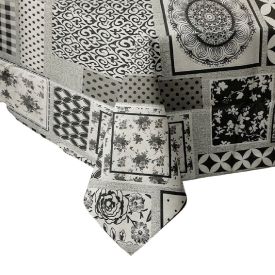Toalha De Mesa Térmica 1,40X1,40 M Havan Casa - Patchwork Cinza