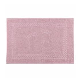 Toalha de Piso Algodão 45X68cm Havan - Rosa Fita Malu