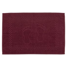 Toalha de Piso Algodão 45X68cm Havan - Bordo Antigo