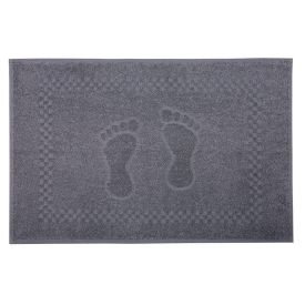 Toalha de Piso Algodão 45X68cm Havan - Cinza Dove