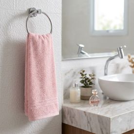 Toalha de Rosto 100% Algodão Class Havan - Rosa