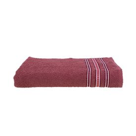 Toalha De Rosto 100% Algodão Loft Havan Casa - Bordo Antigo