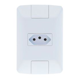 Tomada Tramontina Aria 2P+T 20A 250V Branca - 57241013