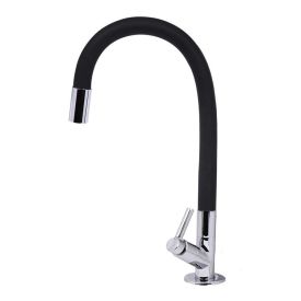Torneira De Cozinha Flexível Liege Bancada - Preto
