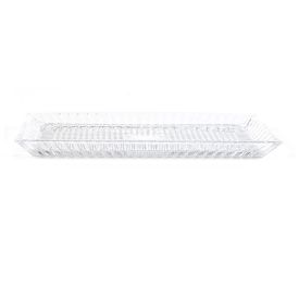 Travessa de Vidro Queen Wolff 34Cm - Transparente 