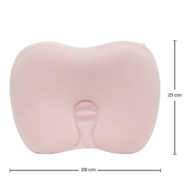 Travesseiro Anatômico Viscoelástico Hipoalérgico Buba 28Cm - Rosa Claro