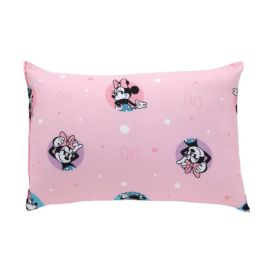 Travesseiro Infantil 100% Poliéster Disney Hedrons - Minnie Rosa