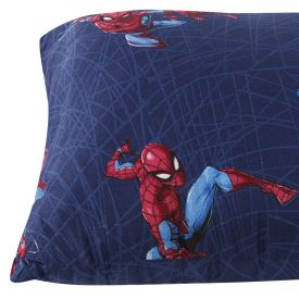 Travesseiro Infantil 100% Poliéster Disney Hedrons - Homem Aranha Teia