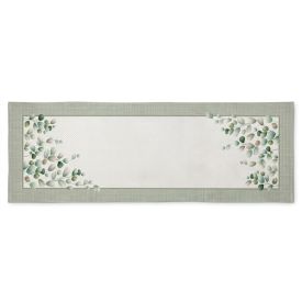 Trilho de Mesa 45 X 1,20 m Clean Renova Döhler - Folhas Verdes