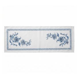 Trilho de Mesa Athenas 45Cm X 1,20M Dohler - Chintz Azul