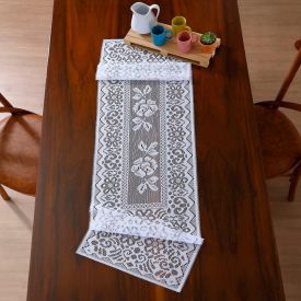 Trilho De Mesa 40X150cm Valência Havan Casa  - Branco