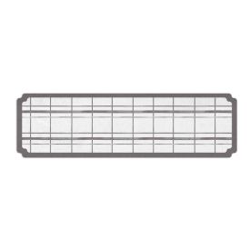 Trilho De Mesa Viena 40X120 Cm Havan Casa - Linho Cinza Urbano