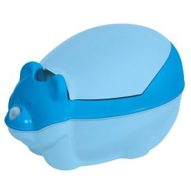 Troninho Infantil Higiênico Com Função Musical Tutti Baby - Azul Bebe