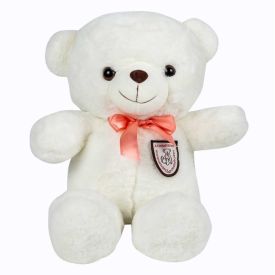 Urso de Pelúcia 40Cm Branco Havan Toys - HBR0334