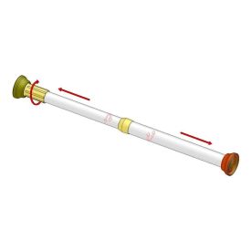 Varão Extensivo 105 A 190 Cm Bella Arte - Branco