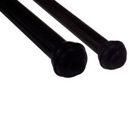 Varão de Cortina Grosso Duplo 3,00 m Fosco Havan - Preto Fosco