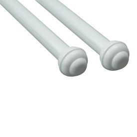 Varão para Cortina Médio Duplo 3,00 m Fosco Havan - Branco Fosco 
