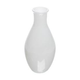 Vaso de Vidro Dália 14,5Cm Lyor - BRANCO