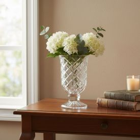 Vaso Floreiro com Pé L'hermitage 18Cm