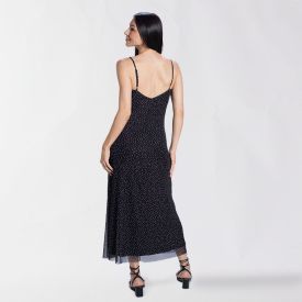 Vestido Feminino Midi De Tule Boby Blues