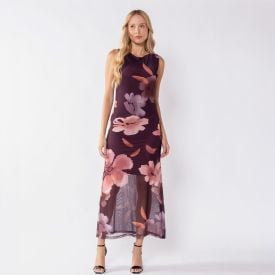 Vestido Longo Feminino Em Tule Boby Blues