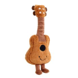 Viol&atilde;o de Pel&uacute;cia Bichinhos Carinho - Marrom