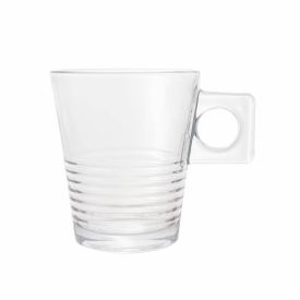 Xícara para Chá de Vidro Lima Lyor 200Ml - Transparente