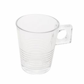 Xícara para Chá de Vidro Lima Lyor 200Ml - Transparente