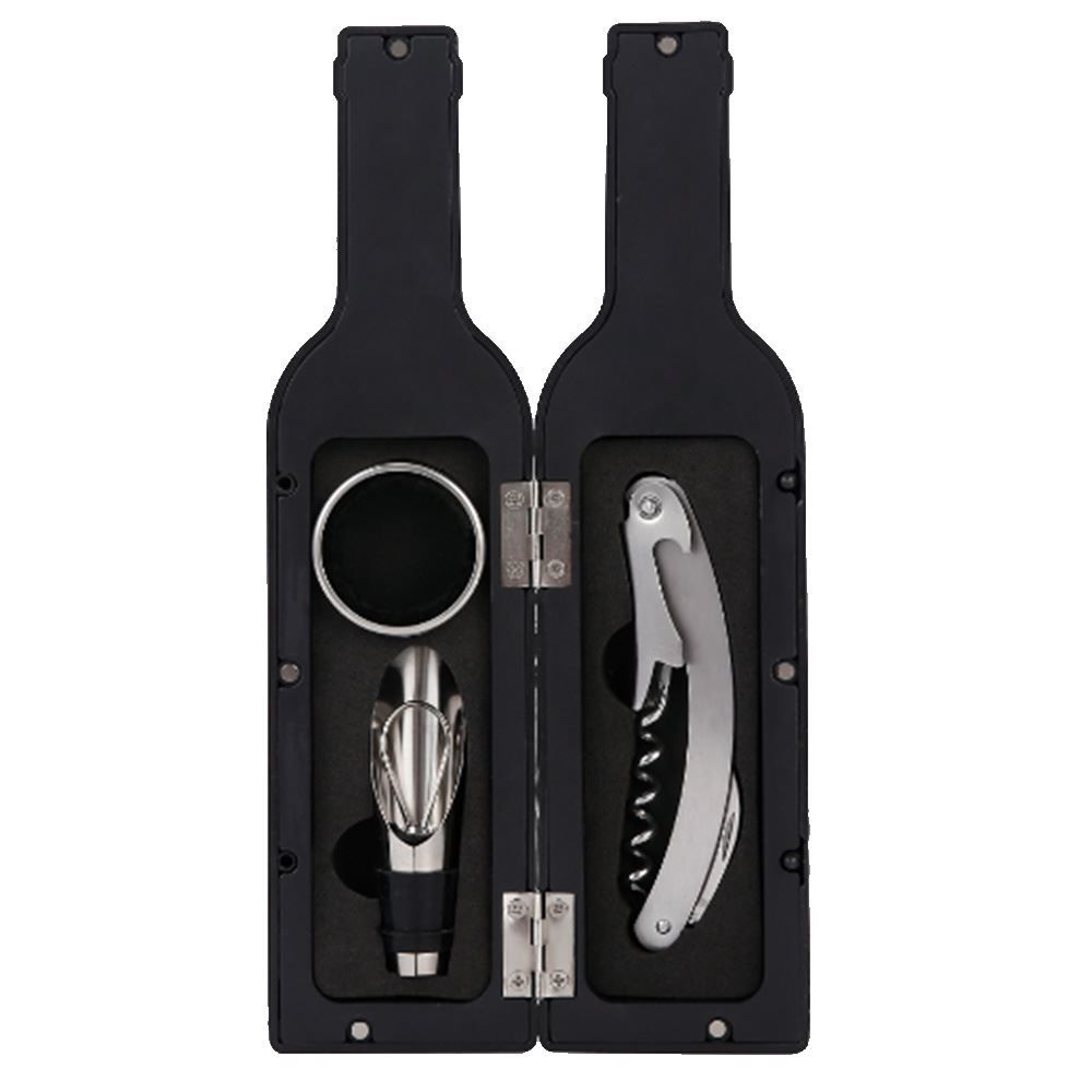 Jogo P/ Vinho Garrafa 23,5Cm 4Pc - Inox