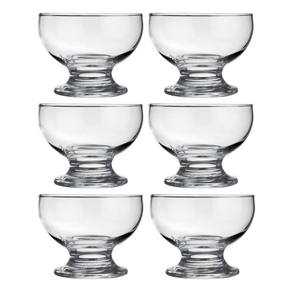 Jogo Tacas Sobremesa Paulista 220Ml 6Pc - Vidro