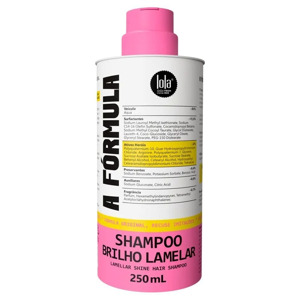 Shampoo a Fórmula 250Ml Lola Cosmetics