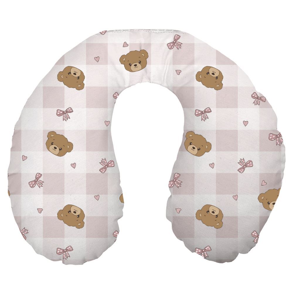 Almofada Apoio De Pescoço Toque Aveludado Havan Baby  - URSO
