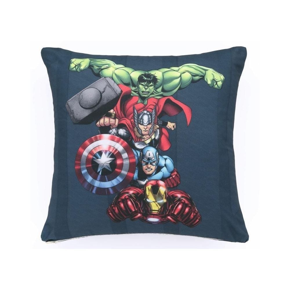 Almofada Decorativa 43X43 cm Disney Hedrons - AVENGERS ESCUDO