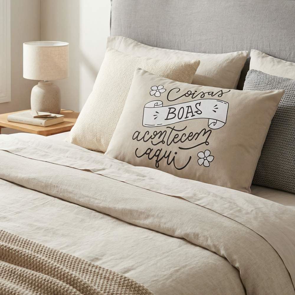Almofada Funny 35X45cm Havan Casa - Bege