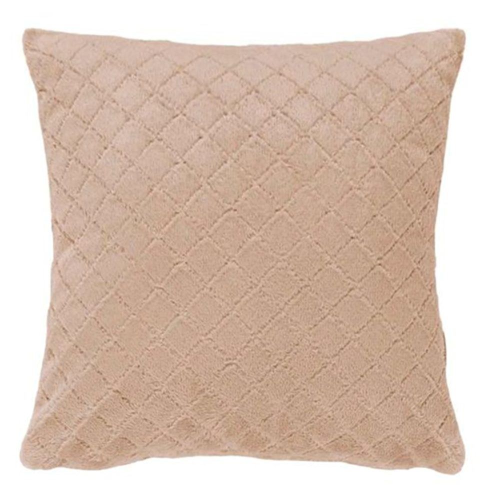 Almofada Plush Inove Liso Matelassado 45X45cm Hedrons - AVELA