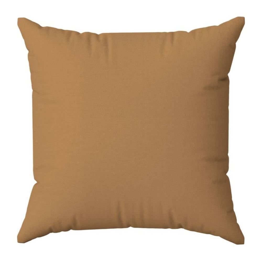 Almofada Veludo 50X50 cm Liso Havan Casa - Mostarda
