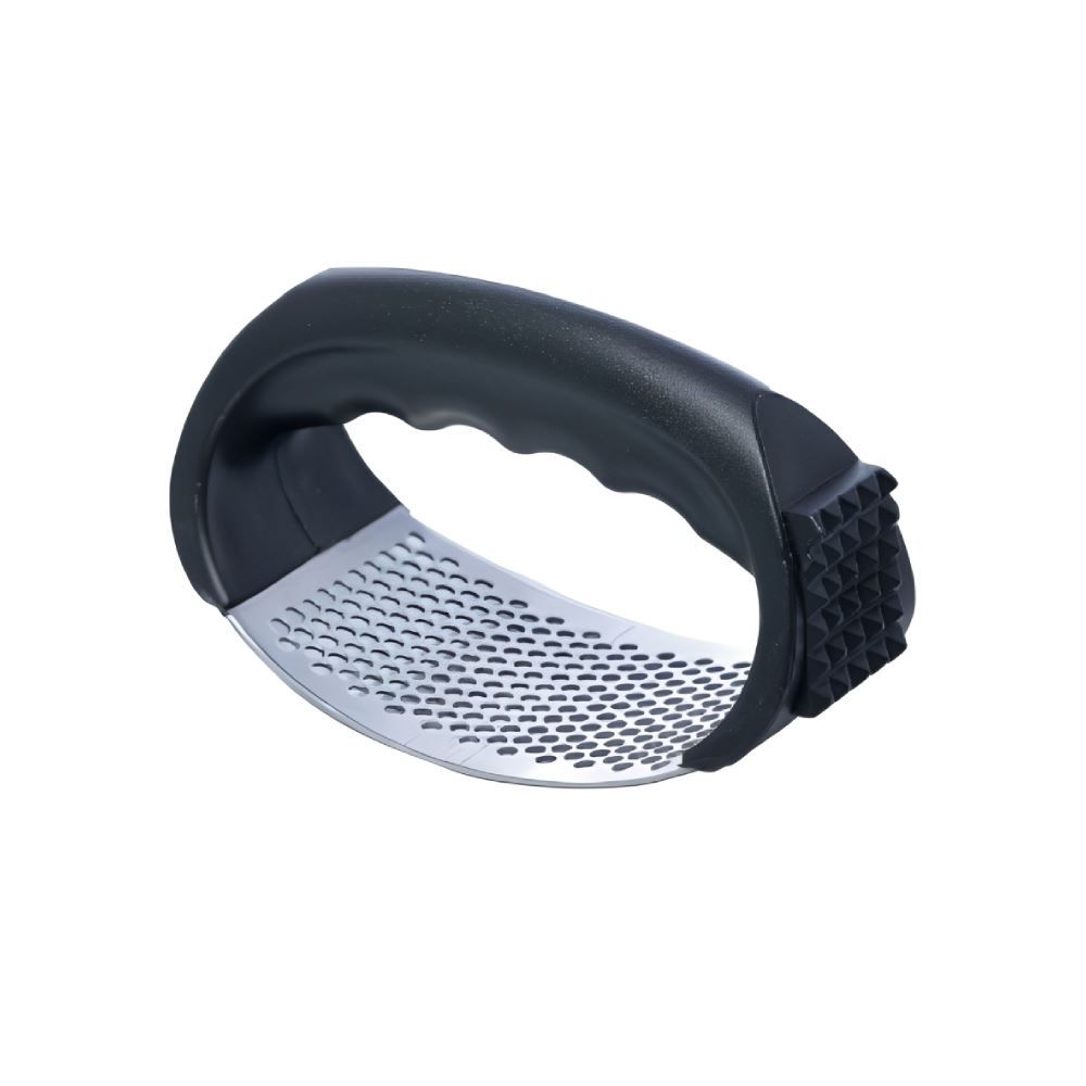 Amassador de Alho Aço Inox Lyor 11 cm - Preto 