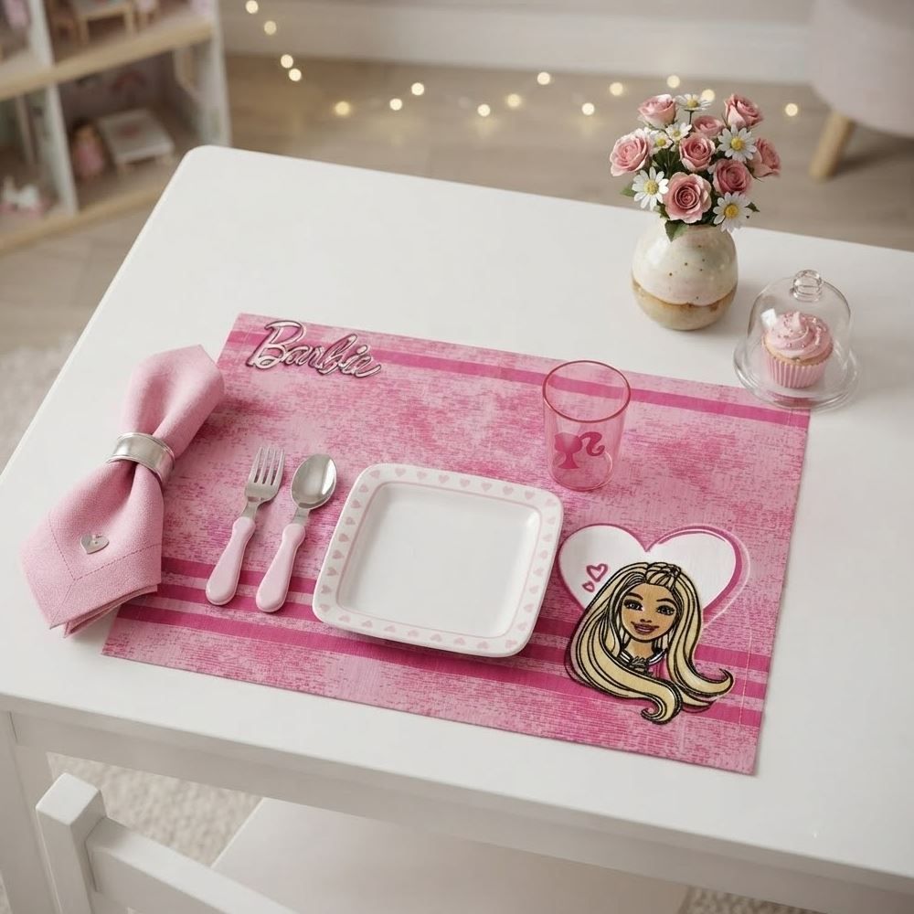 Jogo Americano Avulso Personagens 30X41 cm Lepper 1 Pç - Barbie