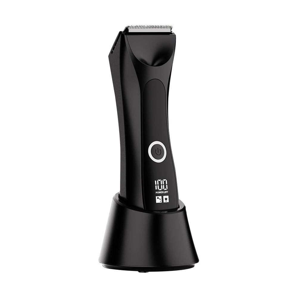 Aparador De Pelos Klicke Com Visor Led - Preto
