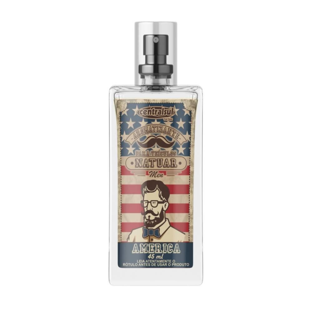 Aromatizante Spray Natuar Men 45Ml Centralsul - Sortido