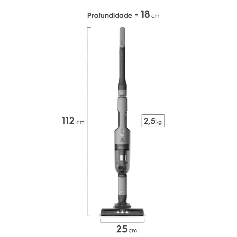 Aspirador de Pó Vertical Electrolux Sem Fio 2 em 1 Erg018 - Bivolt