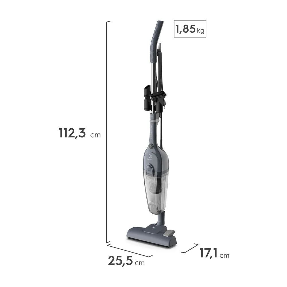 Aspirador Vertical Com Fio Stk17 1600W 2 Em 1 Filtro Hepa Cyclonic