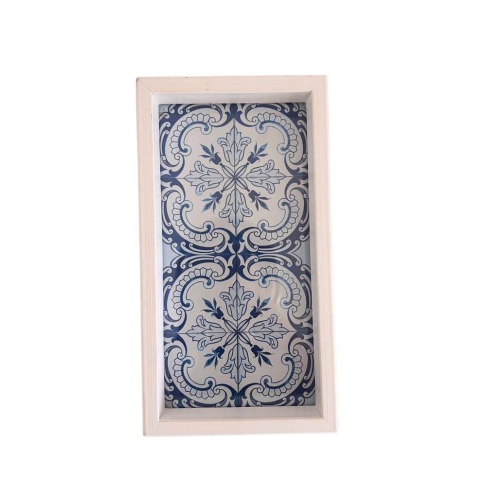Bandeja Azulejo Português Bw Quadros - AZULEJO PORTUGUES