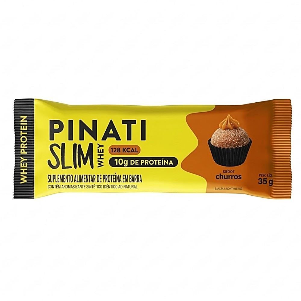 Barra de Proteína Slim Whey Churros Pinati 35G